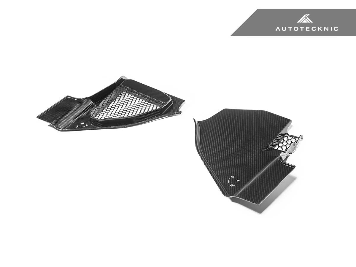 AutoTecknic Dry Carbon Engine Cowl Panel Trim Set - BMW F97 X3M | F98 X4M