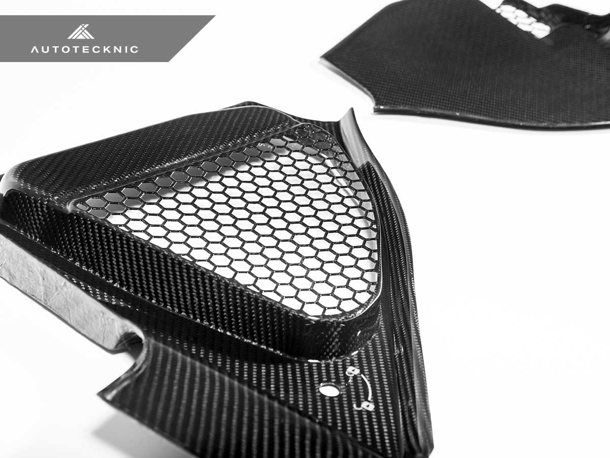 AutoTecknic Dry Carbon Engine Cowl Panel Trim Set - BMW F97 X3M | F98 X4M