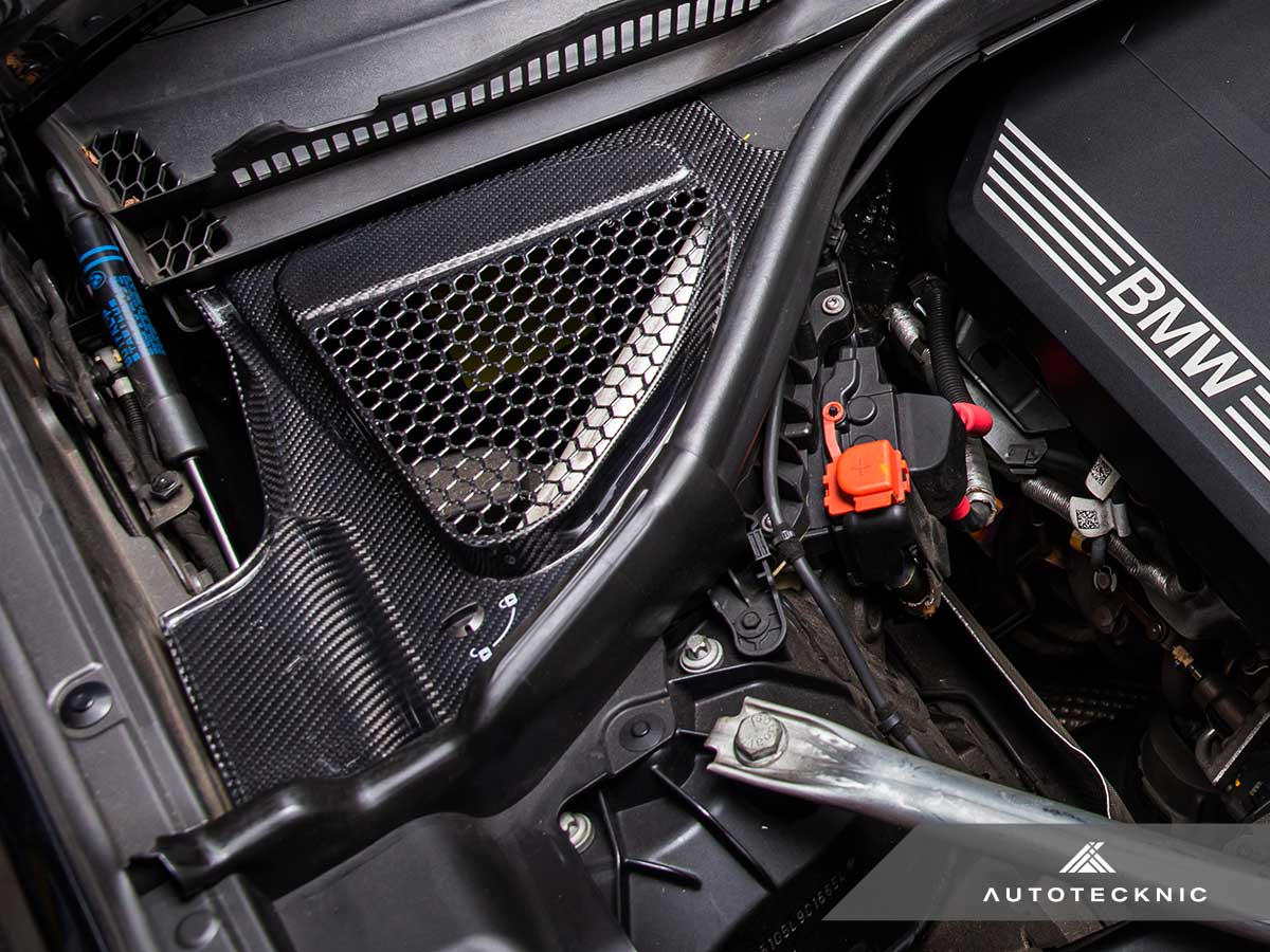 AutoTecknic Dry Carbon Engine Cowl Panel Trim Set - BMW F97 X3M | F98 X4M