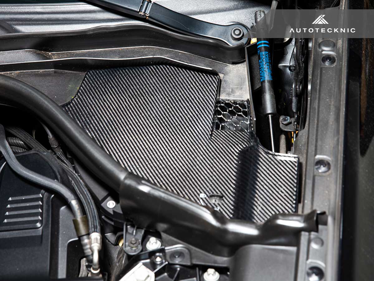 AutoTecknic Dry Carbon Engine Cowl Panel Trim Set - BMW F97 X3M | F98 X4M