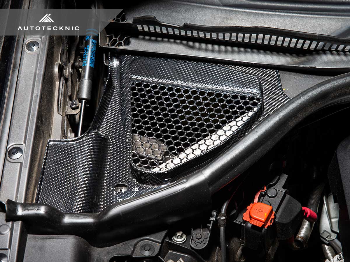 AutoTecknic Dry Carbon Engine Cowl Panel Trim Set - BMW F97 X3M | F98 X4M