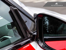 Load image into Gallery viewer, AutoTecknic Dry Carbon Side Mirror Wind Deflector Set - G87 M2