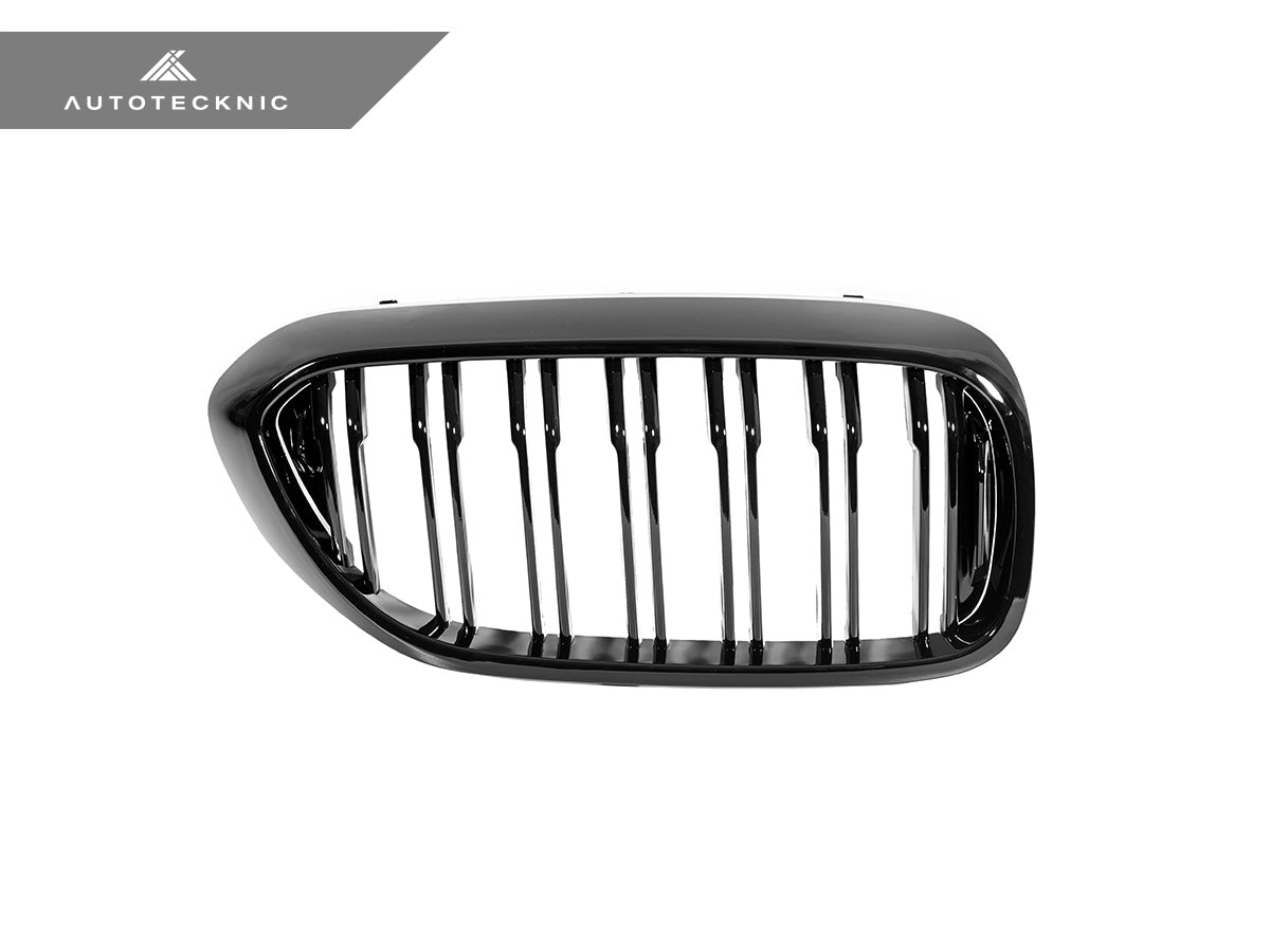 AutoTecknic Dual-Slat Glazing Black Front Grille Set - BMW G30 5-Series Pre-LCI