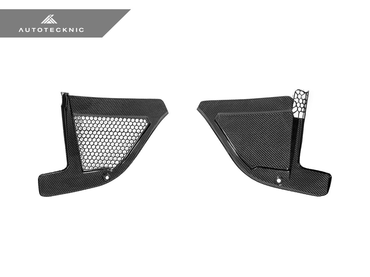 AutoTecknic Dry Carbon Engine Cowl Panel Trim Set - BMW F95 X5M | F96 X6M