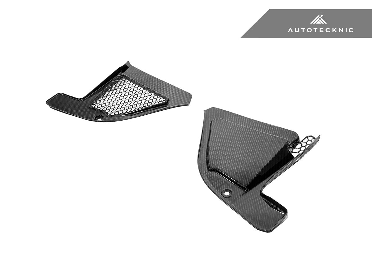AutoTecknic Dry Carbon Engine Cowl Panel Trim Set - BMW F95 X5M | F96 X6M