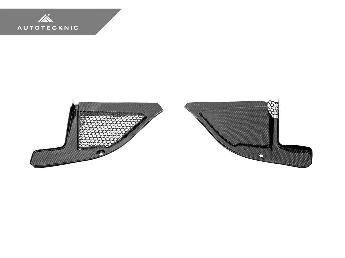 AutoTecknic Dry Carbon Engine Cowl Panel Trim Set - BMW G05 X5 | G06 X6 | G07 X7