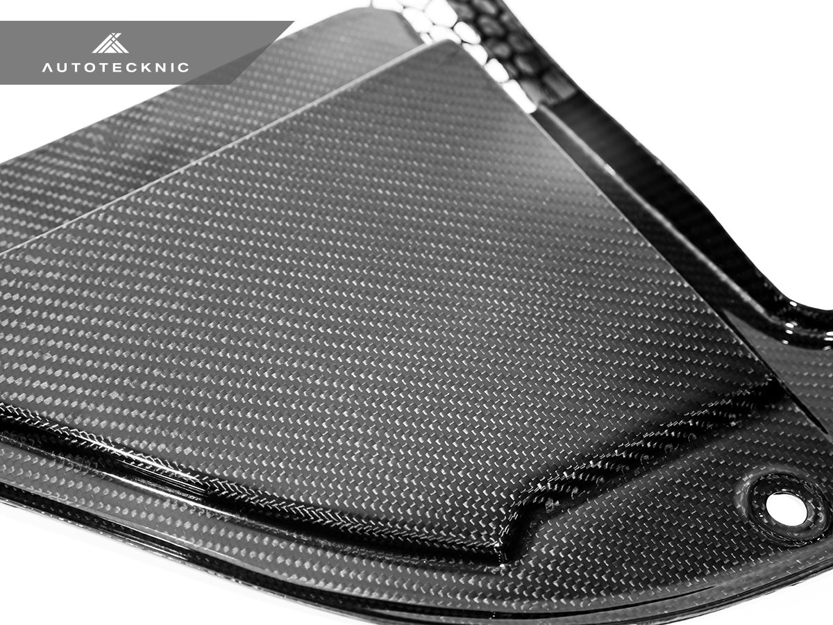 AutoTecknic Dry Carbon Engine Cowl Panel Trim Set - BMW F95 X5M | F96 X6M