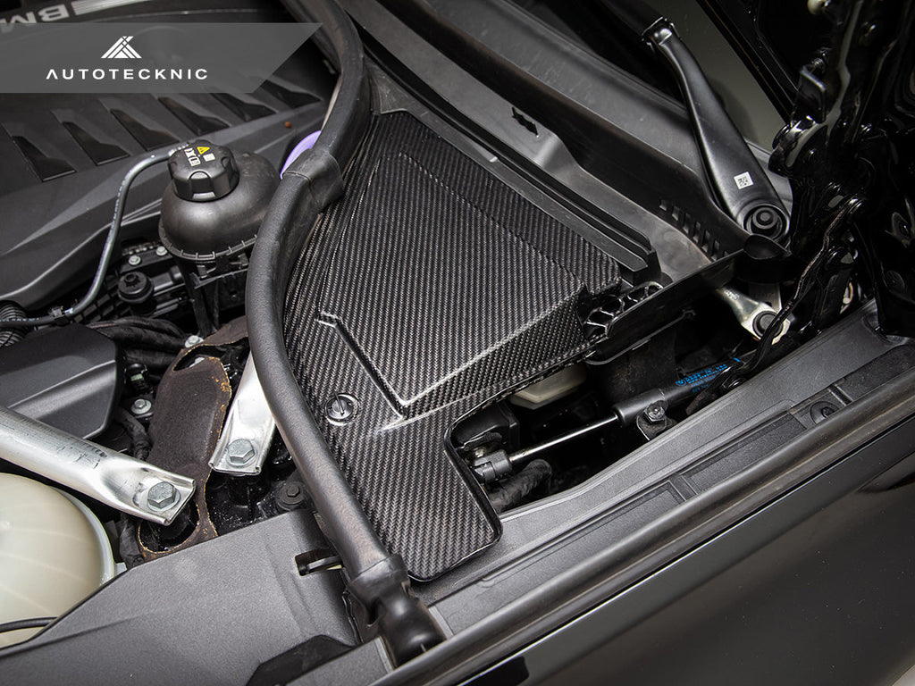 AutoTecknic Dry Carbon Engine Cowl Panel Trim Set - BMW G05 X5 | G06 X6 | G07 X7