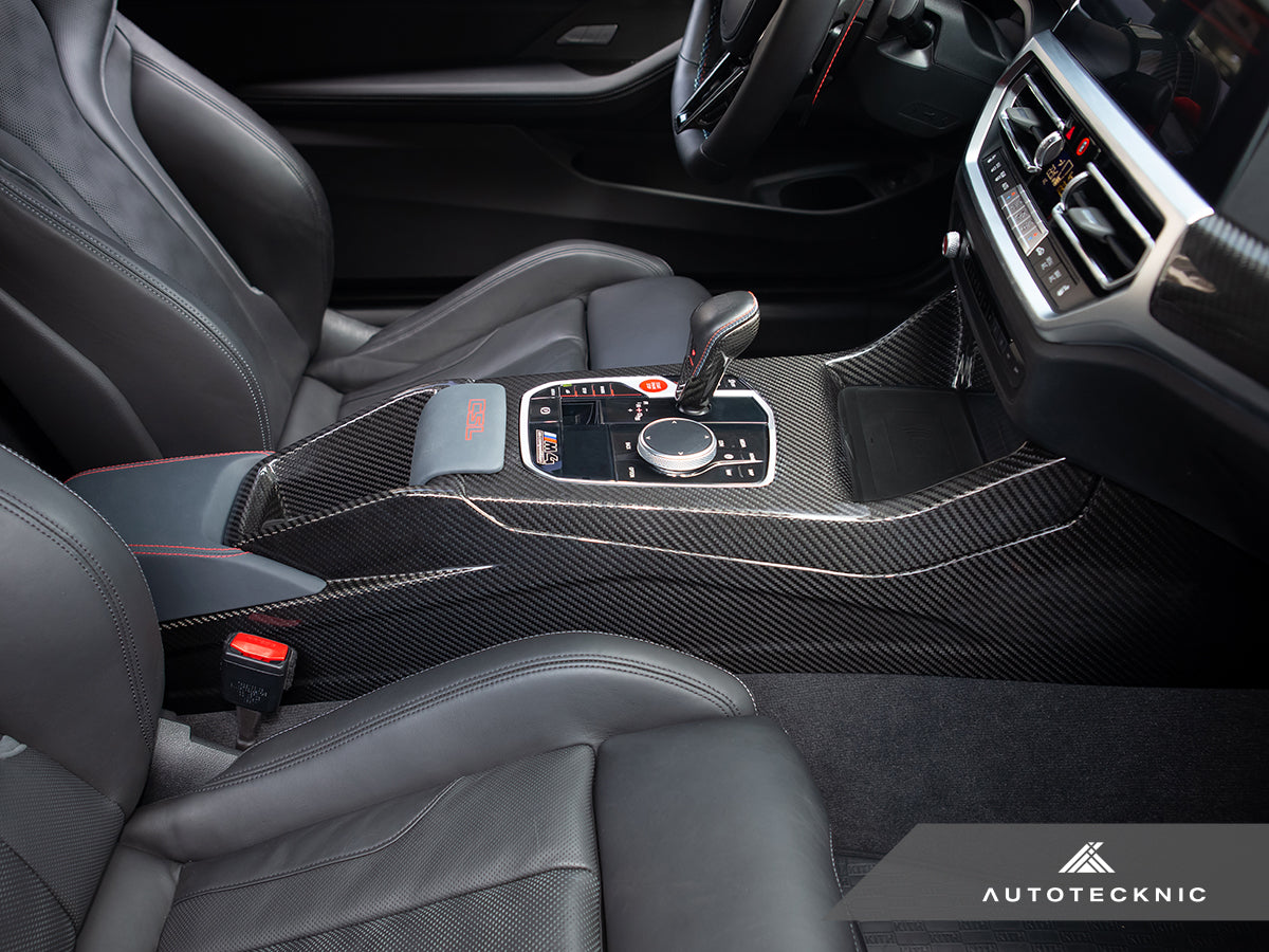 AutoTecknic Pre-Preg Carbon CSL Center Console - BMW G8X M2 / M3 / M4 (Automatic)