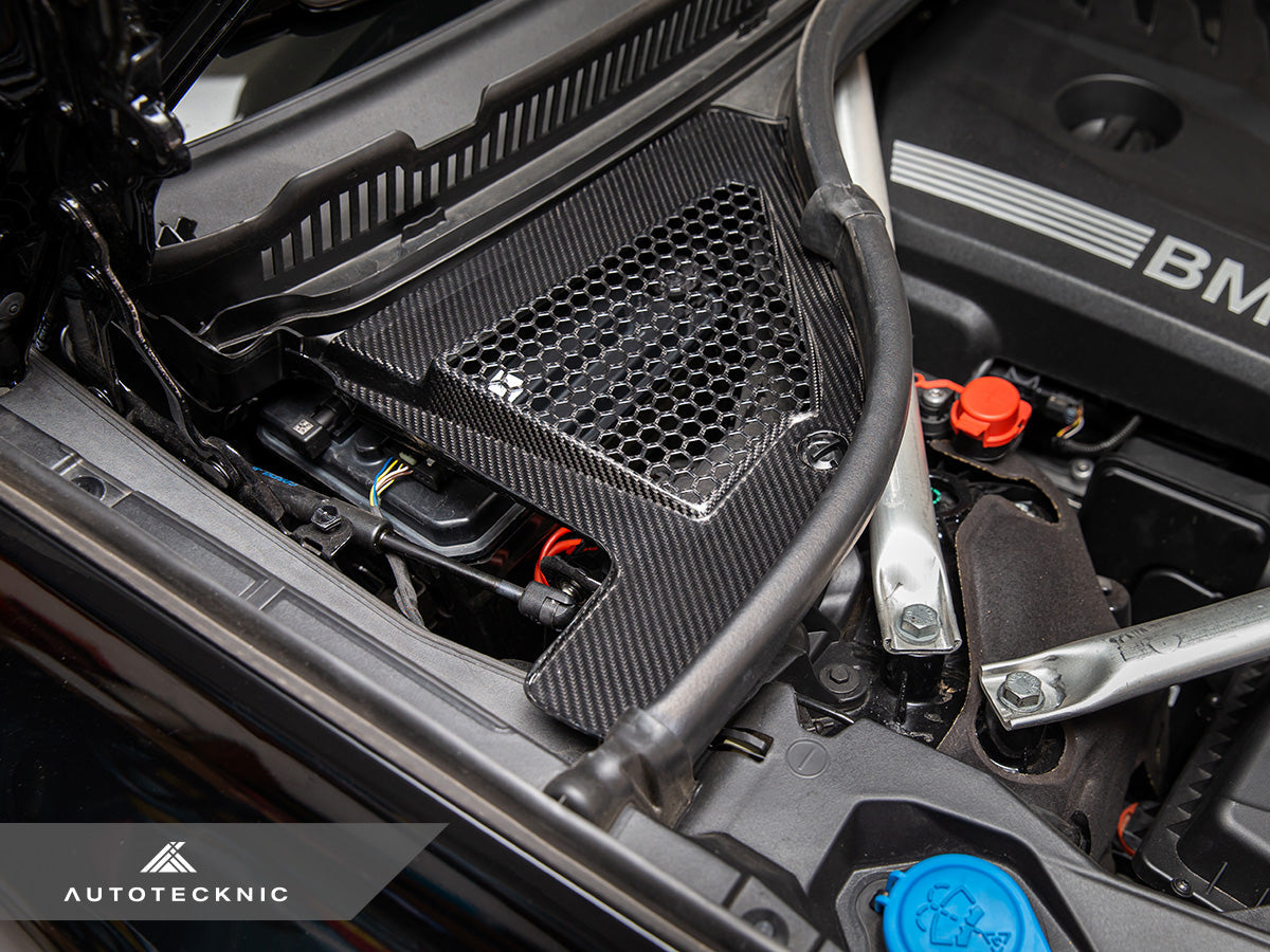 AutoTecknic Dry Carbon Engine Cowl Panel Trim Set - BMW G05 X5 | G06 X6 | G07 X7