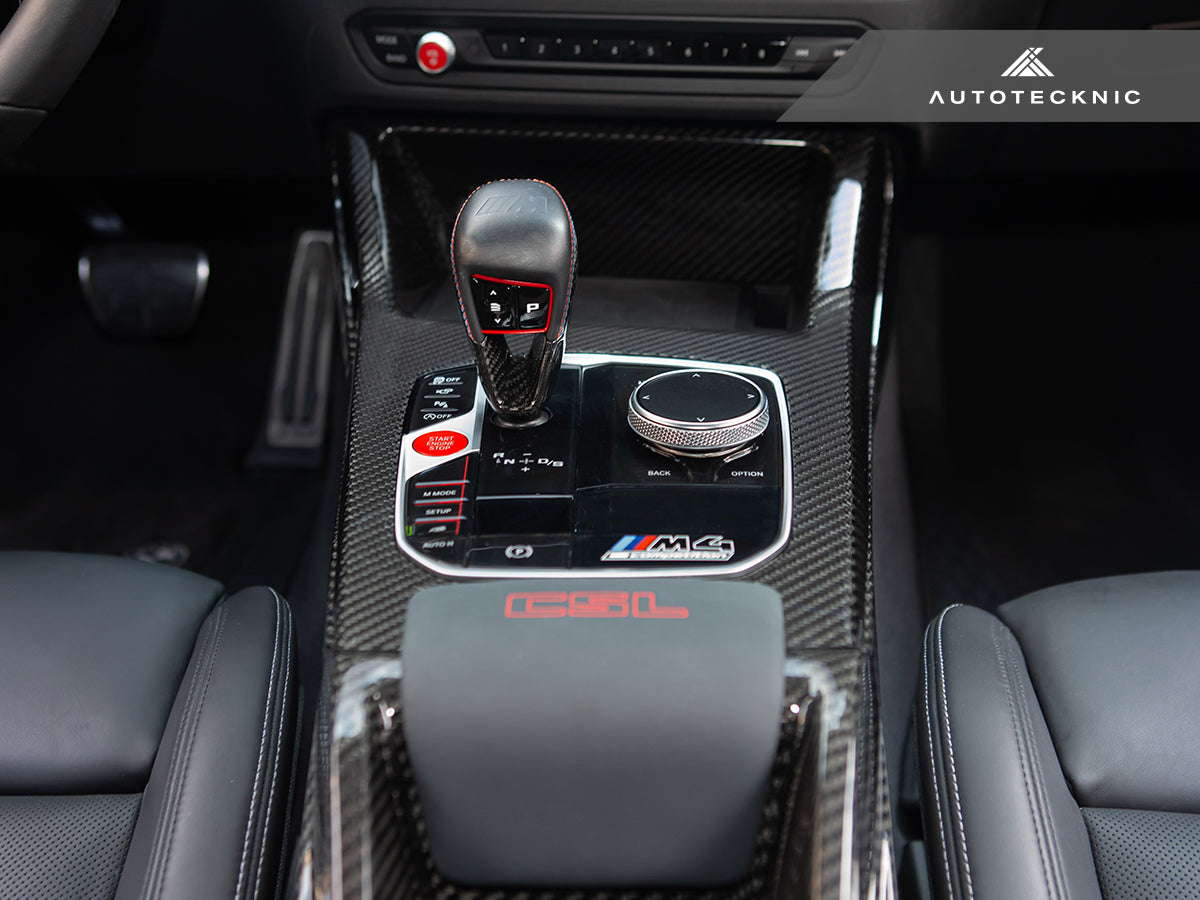 AutoTecknic Pre-Preg Carbon CSL Center Console - BMW G8X M2 / M3 / M4 (Automatic)