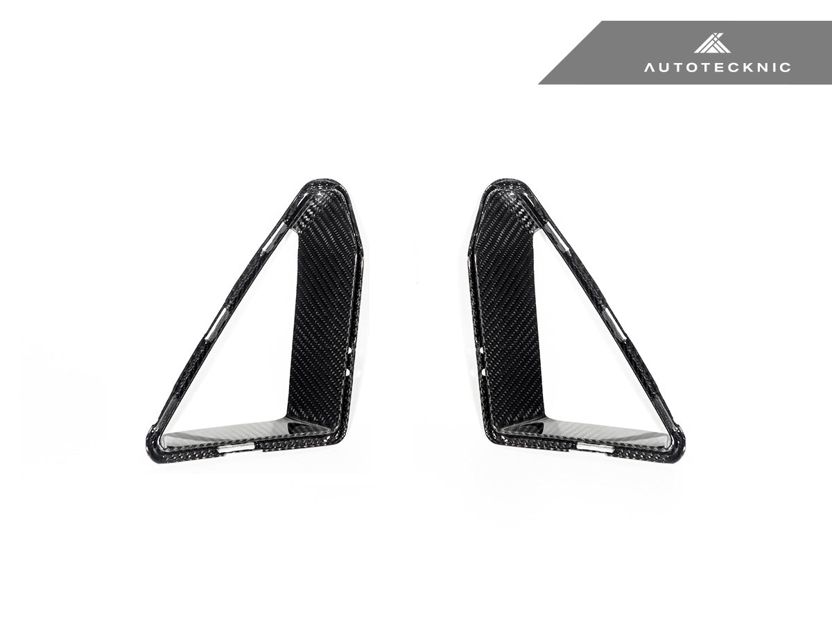 AutoTecknic Front Bumper Carbon Air Curtain Set - BMW G90/ G99 M5