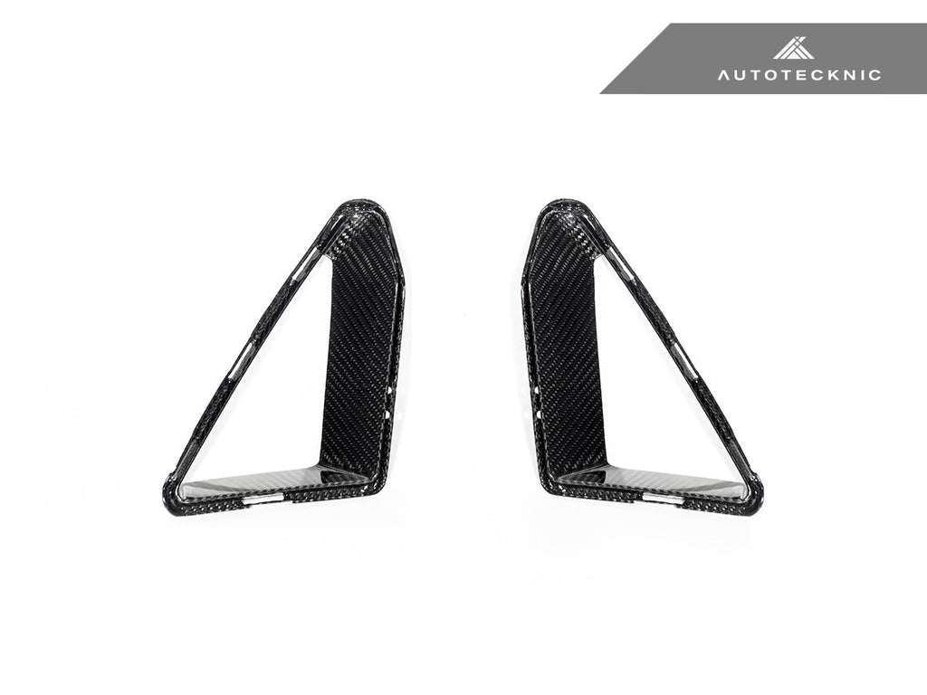 AutoTecknic Front Bumper Carbon Air Curtain Set - BMW G90/ G99 M5
