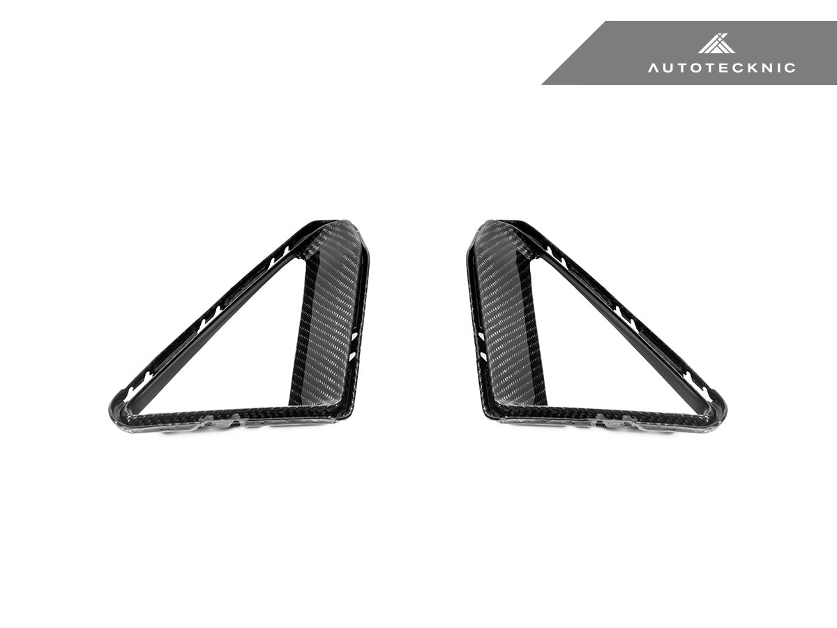 AutoTecknic Front Bumper Carbon Air Curtain Set - BMW G90/ G99 M5