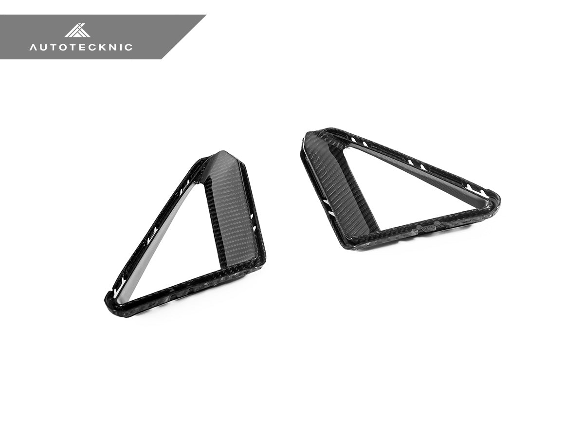 AutoTecknic Front Bumper Carbon Air Curtain Set - BMW G90/ G99 M5
