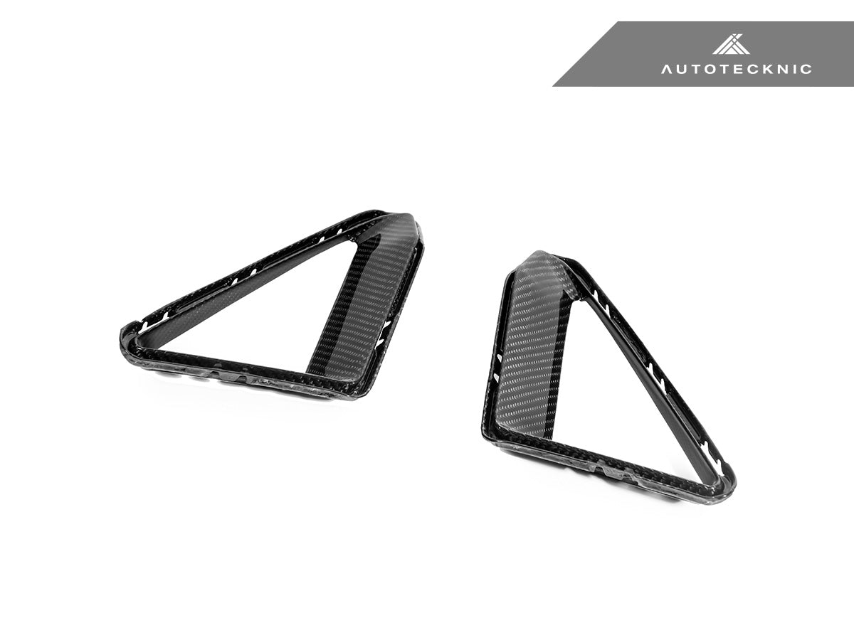 AutoTecknic Front Bumper Carbon Air Curtain Set - BMW G90/ G99 M5