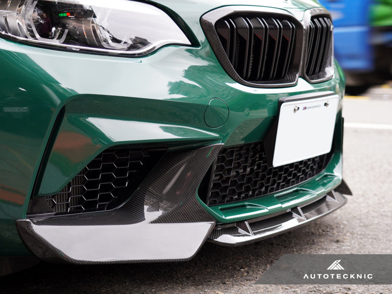 AutoTecknic Dry Carbon Performante Aero Splitters - BMW F87 M2 Competition
