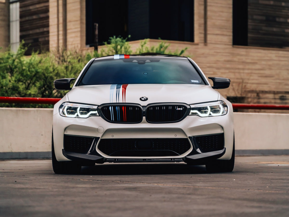 AutoTecknic Dry Carbon Fiber Center Front Lip - BMW F90 M5 | F90 M5 Competition Pre-LCI