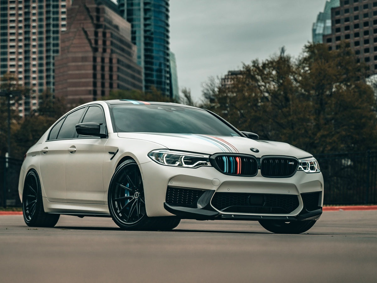 AutoTecknic Dry Carbon Fiber Center Front Lip - BMW F90 M5 | F90 M5 Competition Pre-LCI