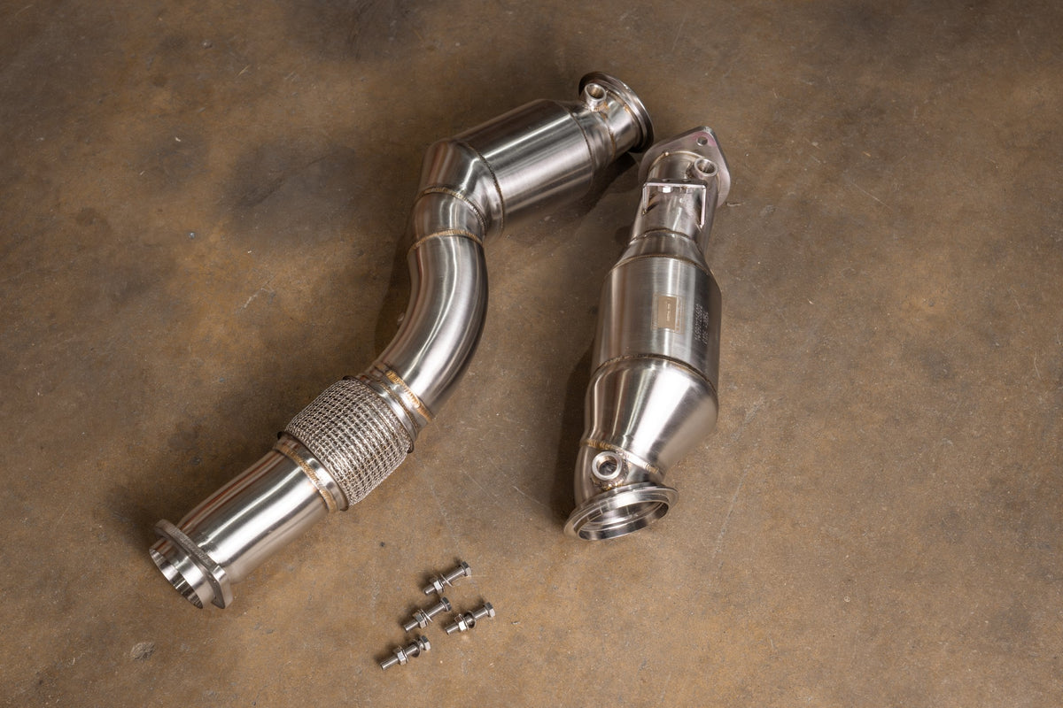 BMW G80/G82/G83/G87 M2 / M3 / M4 400 Cell Catted Downpipes
