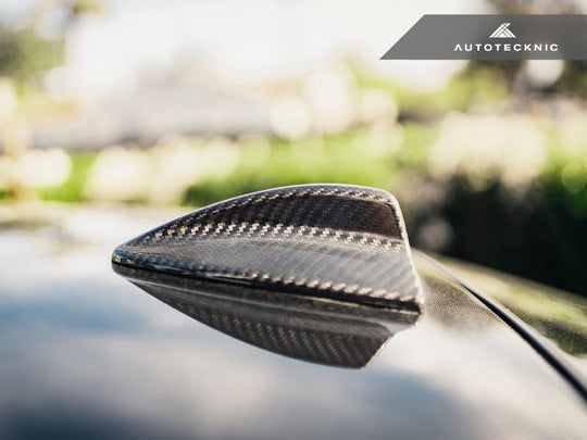 AutoTecknic Dry Carbon Roof Antenna Cover - BMW E82 1-Series | E90 3-Series Sedan | E92 3-Series Coupe Including M3
