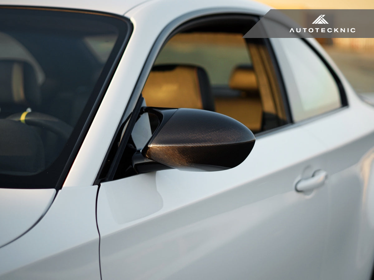 AutoTecknic Replacement Version II Dry Carbon Mirror Covers - BMW E9X M3 | E82 1M