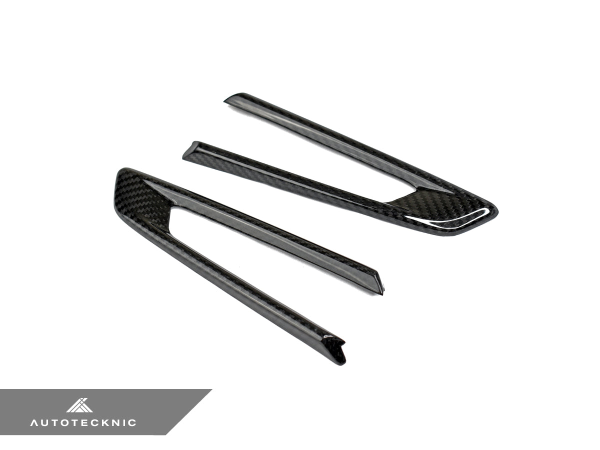 AutoTecknic Dry Carbon Fiber Fender Trim - BMW F9X M8