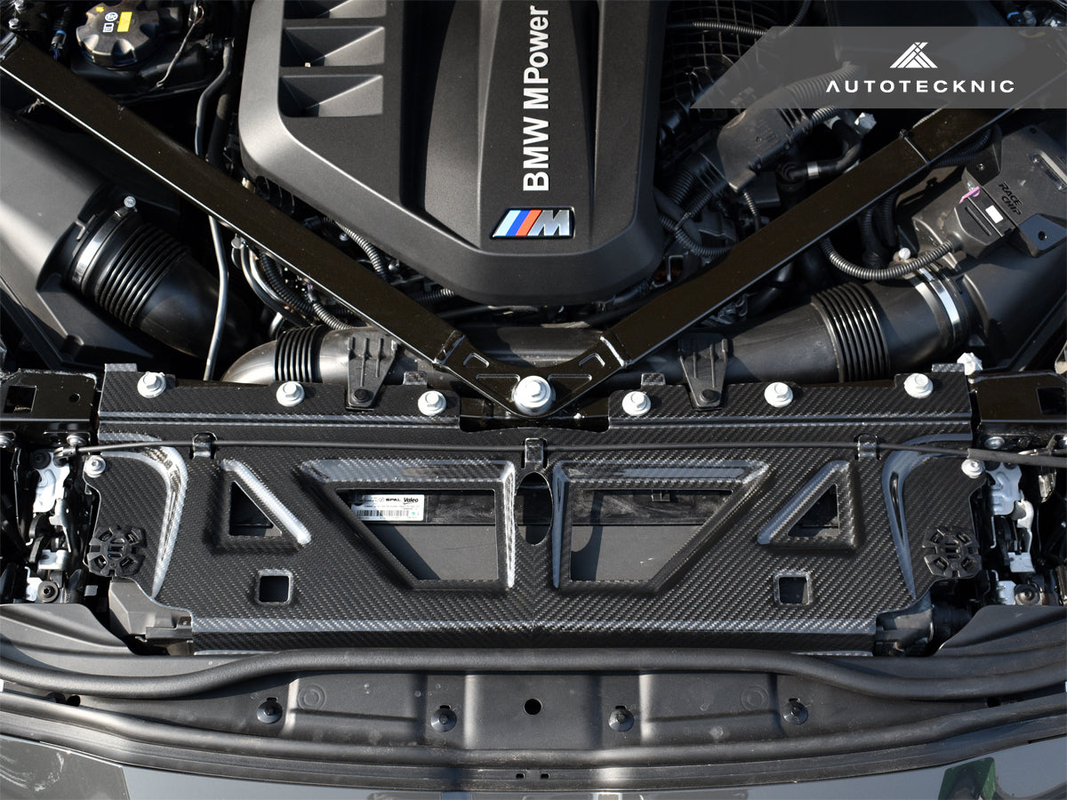 AutoTecknic Dry Carbon Fiber Cooling Shroud - BMW G80 M3 | G82/ G83 M4