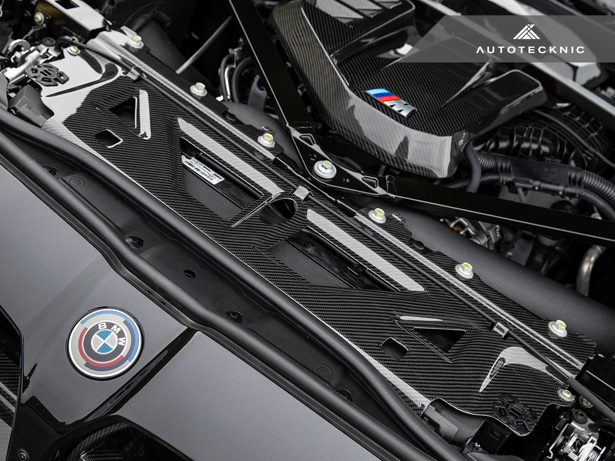 AutoTecknic Dry Carbon Fiber Cooling Shroud - BMW G80 M3 | G82/ G83 M4