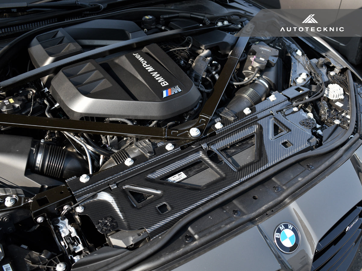 AutoTecknic Dry Carbon Fiber Cooling Shroud - BMW G80 M3 | G82/ G83 M4