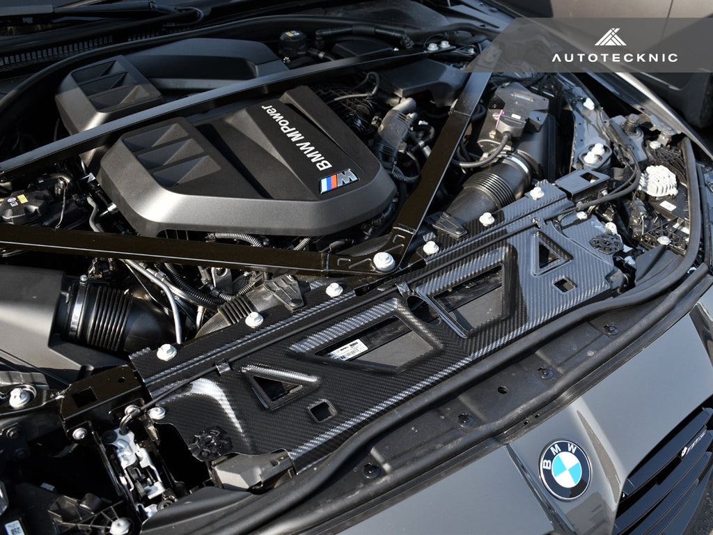 AutoTecknic Dry Carbon Fiber Cooling Shroud - BMW G80 M3 | G82/ G83 M4