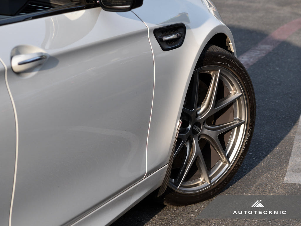 AutoTecknic Carbon Fiber Front Splash Guards - BMW F10 M5