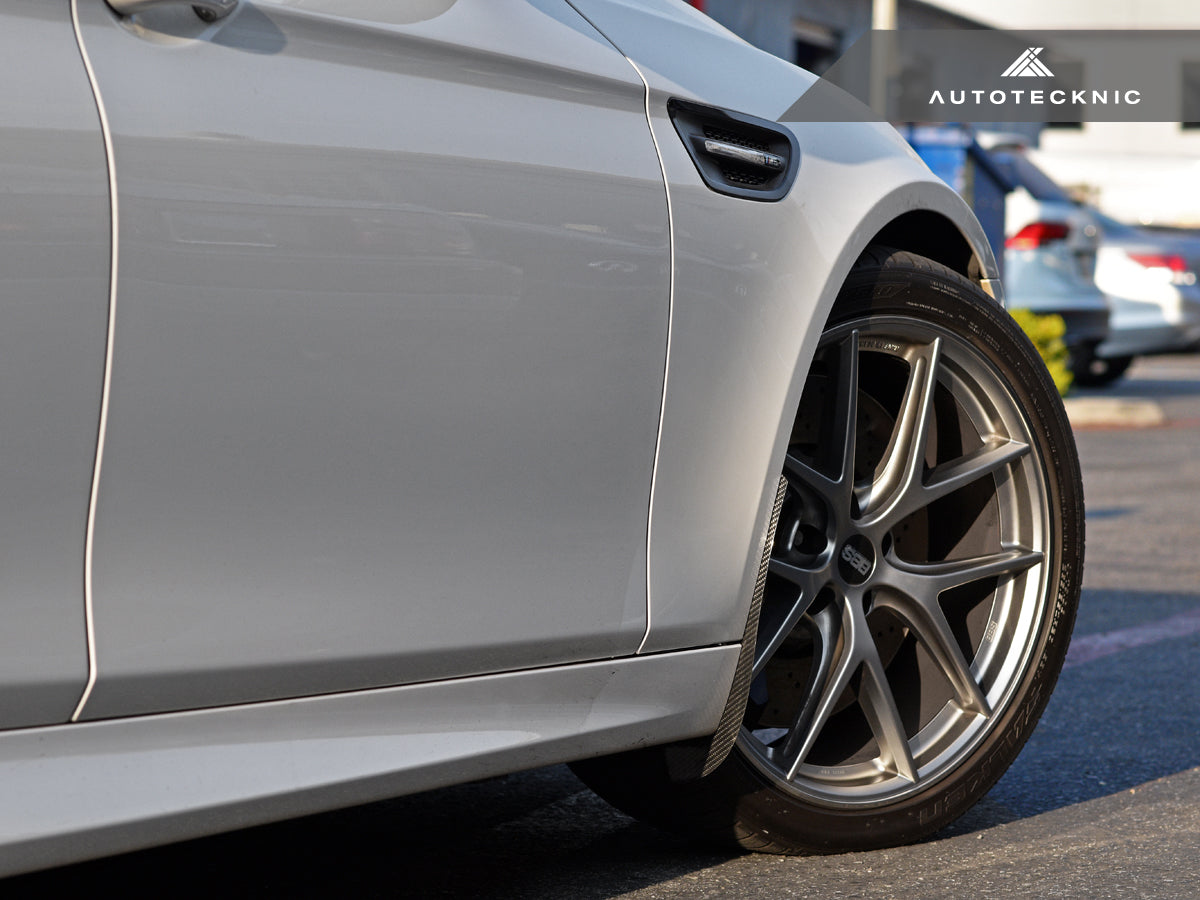 AutoTecknic Carbon Fiber Front Splash Guards - BMW F10 M5