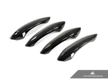 Load image into Gallery viewer, AutoTecknic Dry Carbon Fiber Door Handle Trims - BMW F10 5-Series | F06/ F12/ F13 6-Series | F01 7-Series