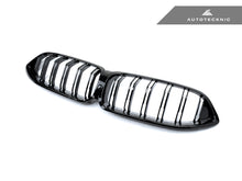 Load image into Gallery viewer, AutoTecknic Dual-Slats Gloss Black Front Grille - BMW G14/ G15/ G16 8-Series