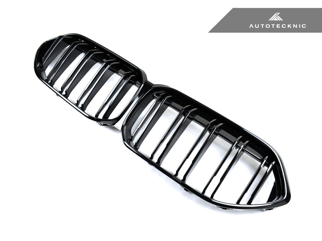 AutoTecknic Dual-Slats Gloss Black Front Grille - BMW F44 2-Series Gran Coupe