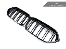 Load image into Gallery viewer, AutoTecknic Dual-Slats Gloss Black Front Grille - BMW F44 2-Series Gran Coupe