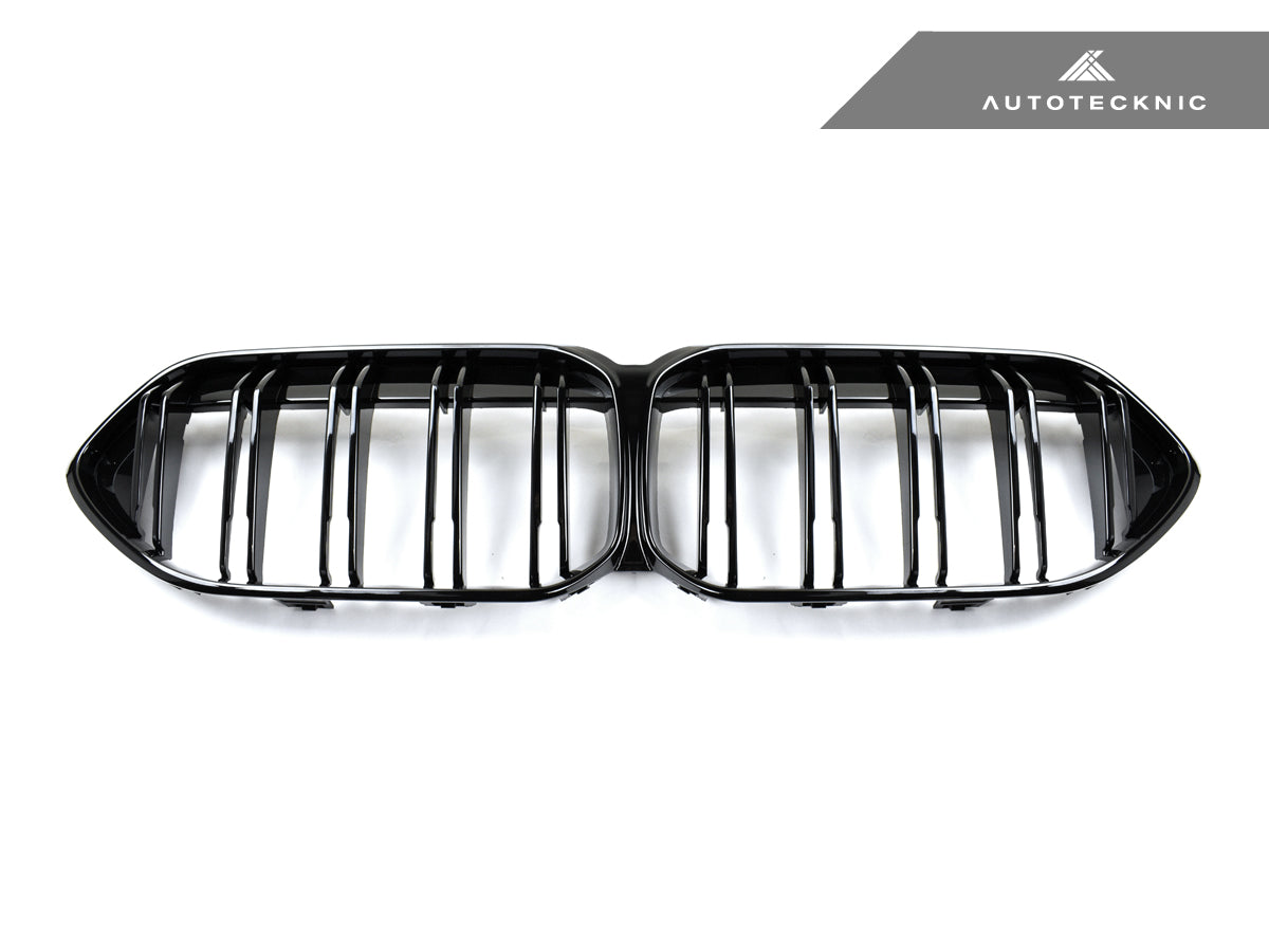 AutoTecknic Dual-Slats Gloss Black Front Grille - BMW F44 2-Series Gran Coupe