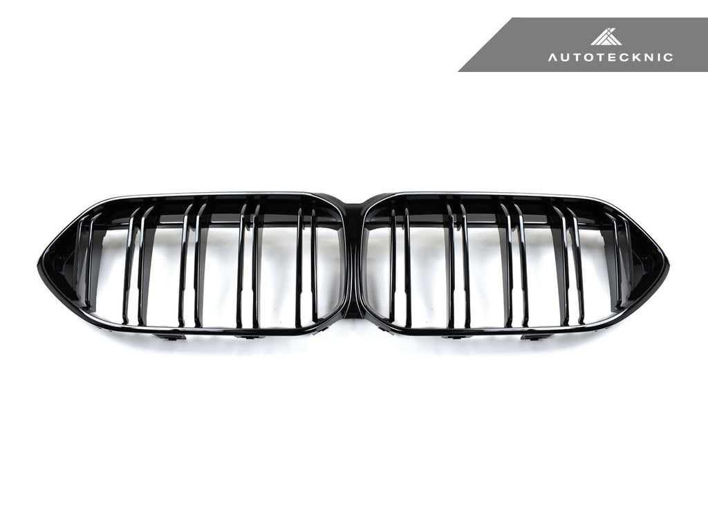 AutoTecknic Dual-Slats Gloss Black Front Grille - BMW F44 2-Series Gran Coupe