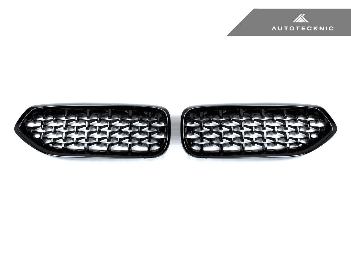 AutoTecknic Painted Glazing Black Front Grille Set - BMW G29 Z4