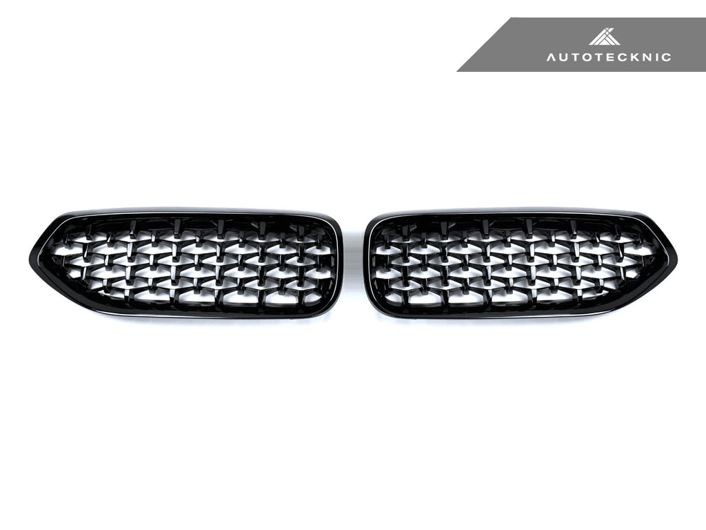 AutoTecknic Painted Glazing Black Front Grille Set - BMW G29 Z4