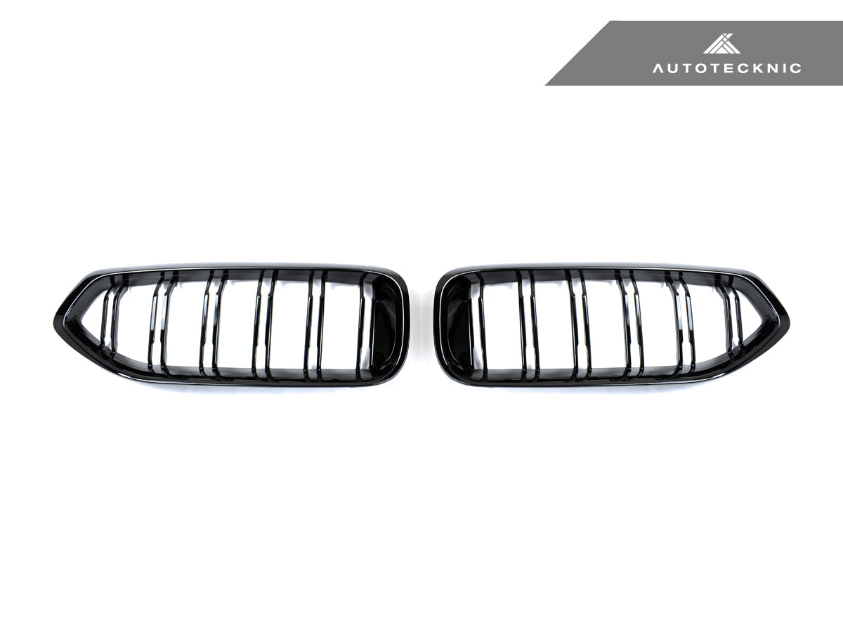AutoTecknic Dual-Slat Glazing Black Front Grille Set - BMW G29 Z4