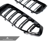 Load image into Gallery viewer, AutoTecknic Dual-Slats Gloss Black Front Grille Set - BMW G29 Z4