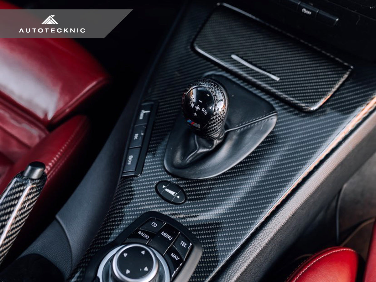 AutoTecknic Carbon Fiber Gear Selector Cover - BMW E9X M3