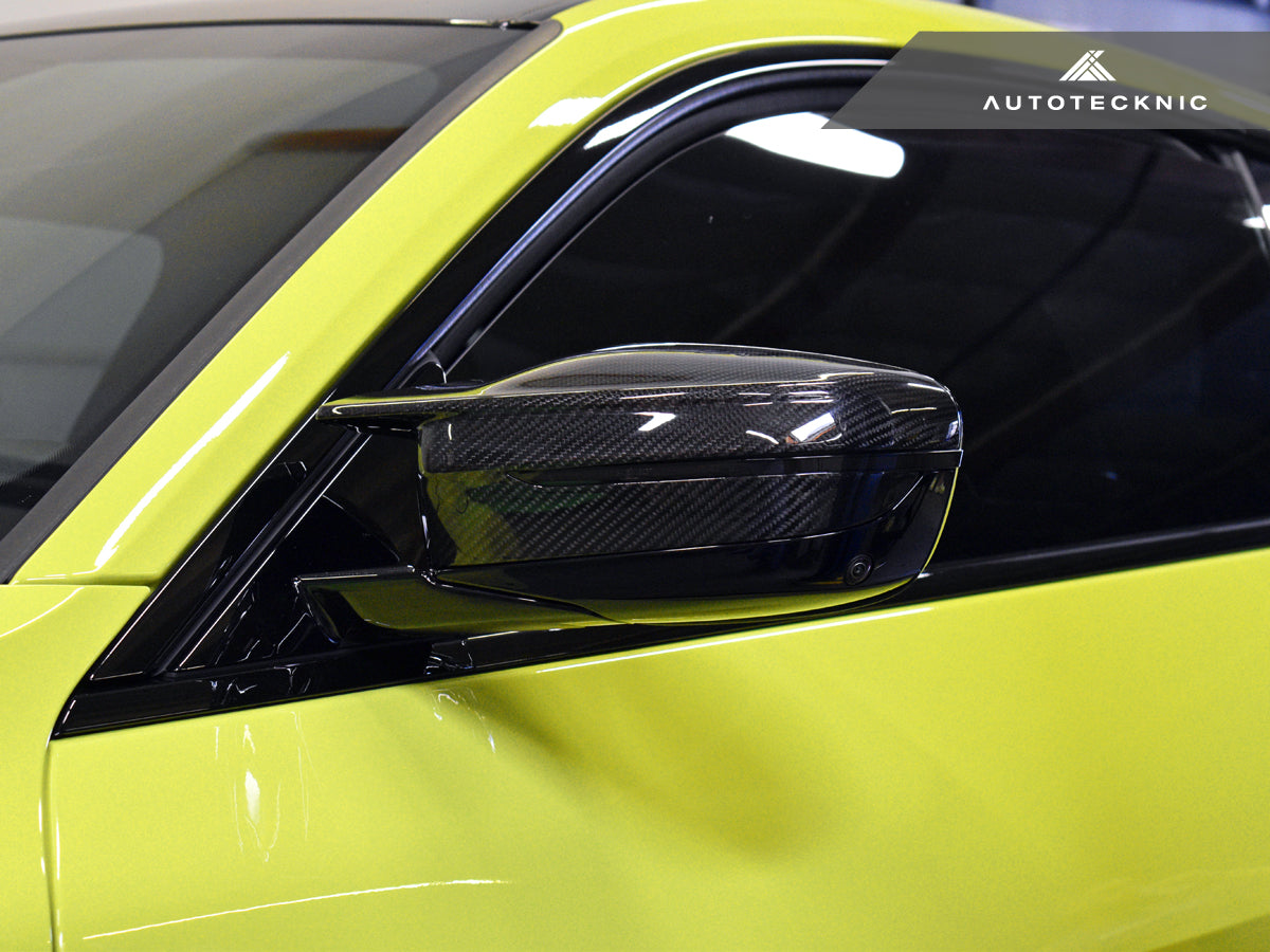AutoTecknic Dry Carbon Fiber Mirror Covers - BMW G42 M240i