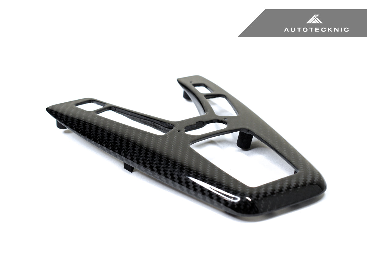 AutoTecknic Dry Carbon Fiber Shift Console Trim - BMW F10 M5 M-DCT