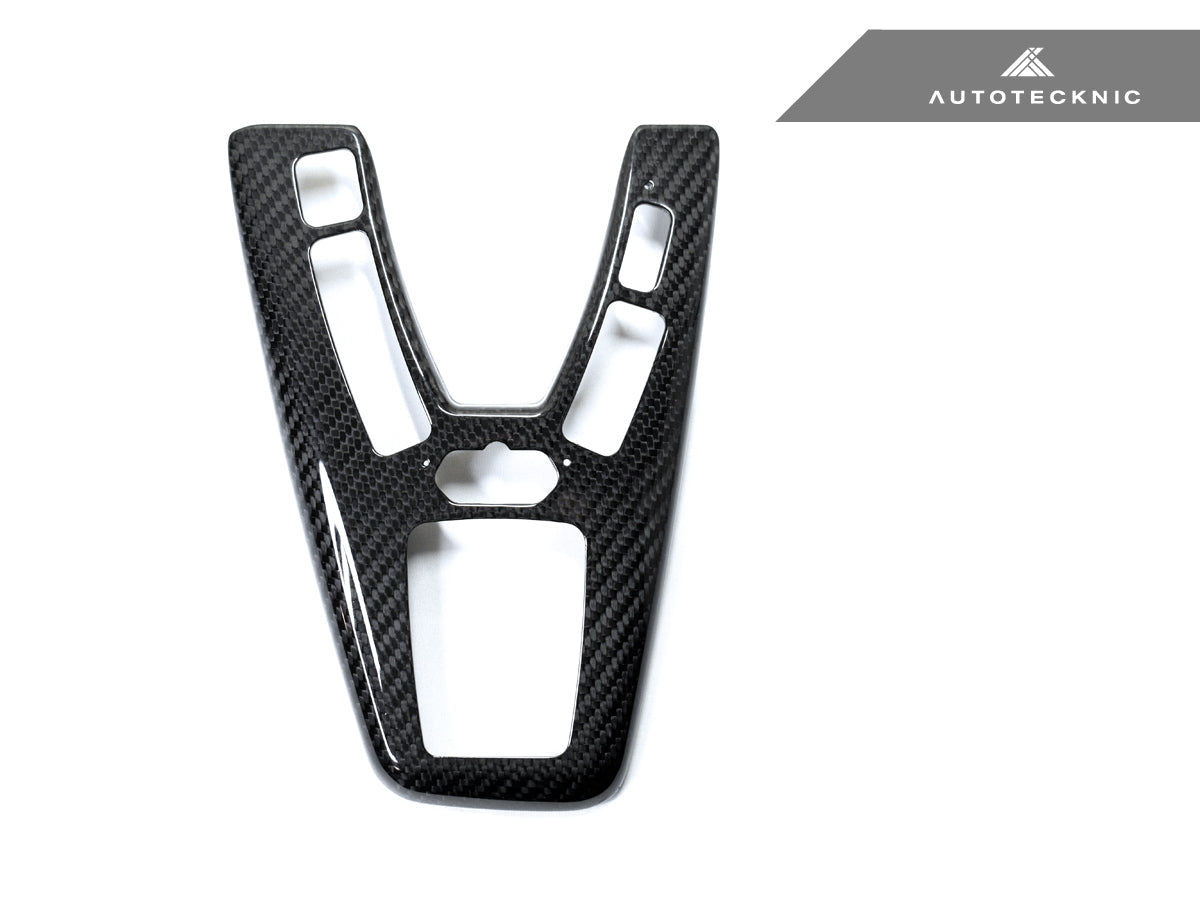AutoTecknic Dry Carbon Fiber Shift Console Trim - BMW F10 M5 M-DCT
