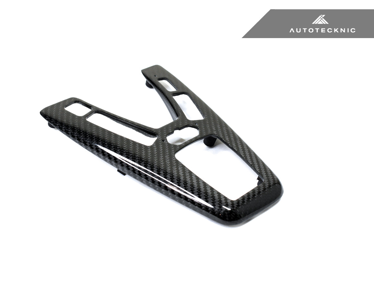 AutoTecknic Dry Carbon Fiber Shift Console Trim - BMW F10 M5 M-DCT