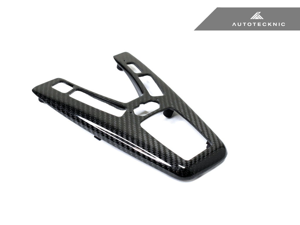 AutoTecknic Dry Carbon Fiber Shift Console Trim - BMW F10 M5 M-DCT