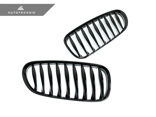 AutoTecknic Gloss Black Front Grille Set - BMW E85 Z4 / Z4M
